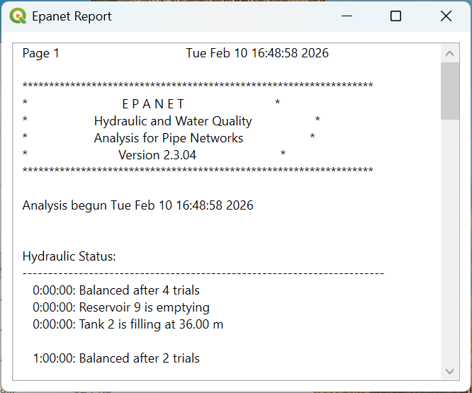 EPANET 2.3 integrado en QGISRed