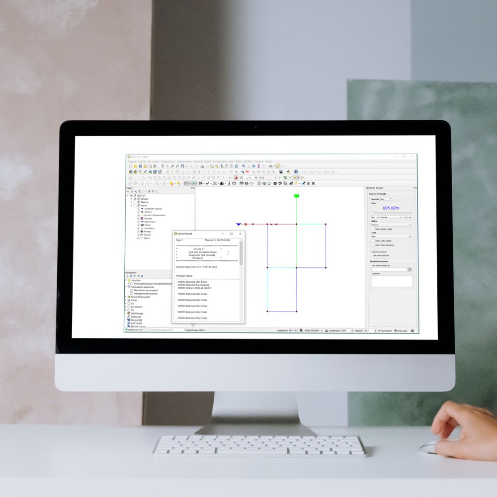QGISRed software screenshot